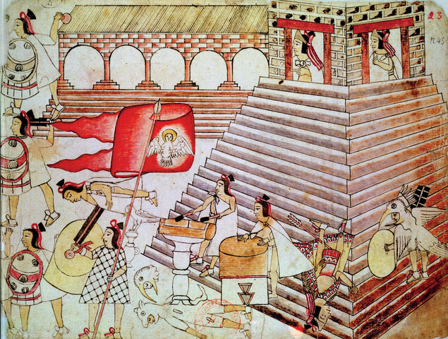 The Aztecs arrive to the central plateau of Mexico