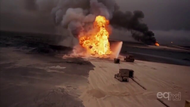 Incendios en los pozos petroleros de Kuwait