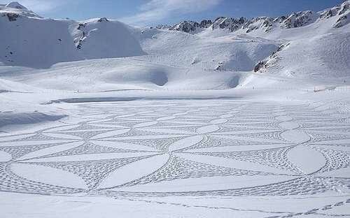 Copos de nieve y Snow Art