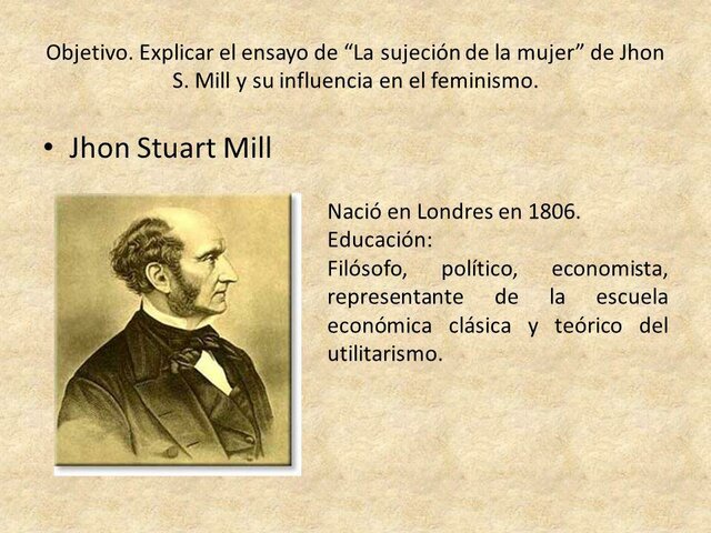 J. Stuart Mill y H. Taylor: La sujeción de la mujer