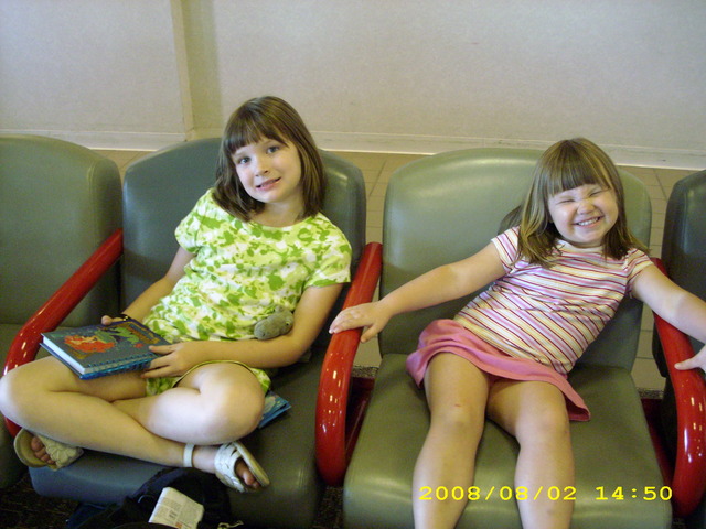 My first airplane ride.