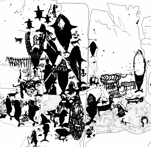 identification gravures rupestres en Corée