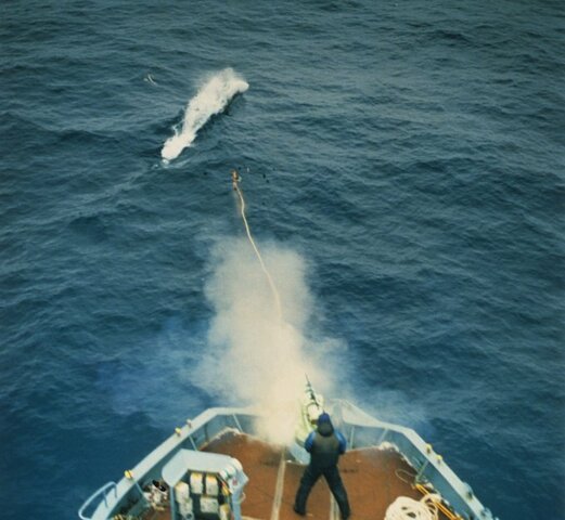 Mise au point du harpon explosif