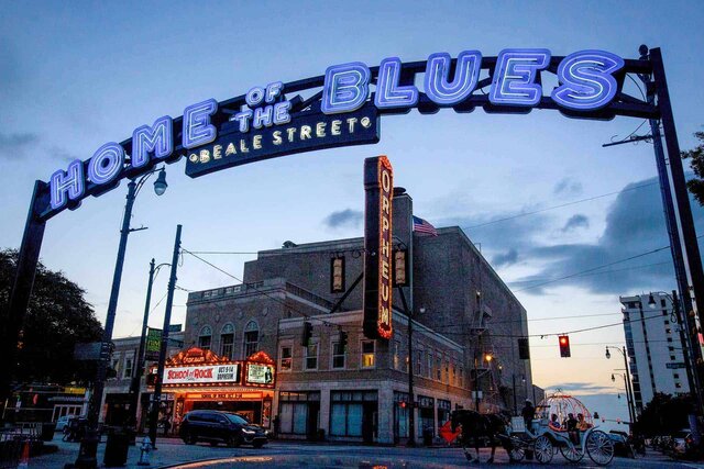 Beale street starts memphis blues