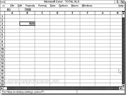 Microsoft Excel 2.0
