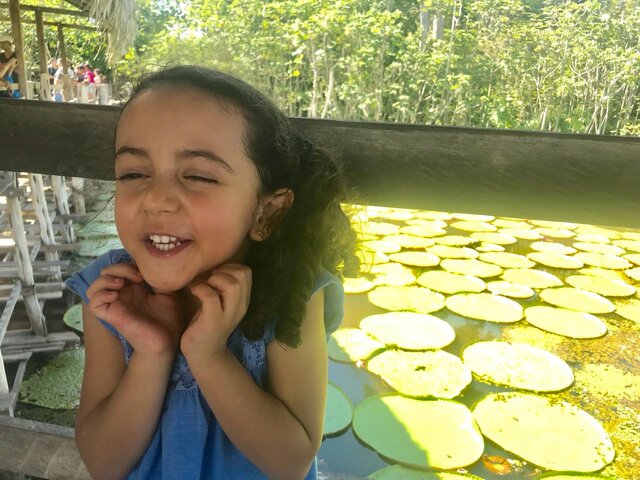 Vi a Vitória Régia na Amazônia