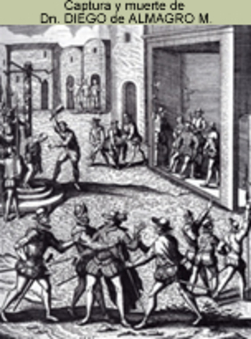 Ejecución de Diego de Almagro el Mozo