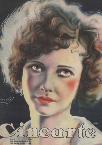 Eva Nil na capa da Cinearte pela 1ª vez