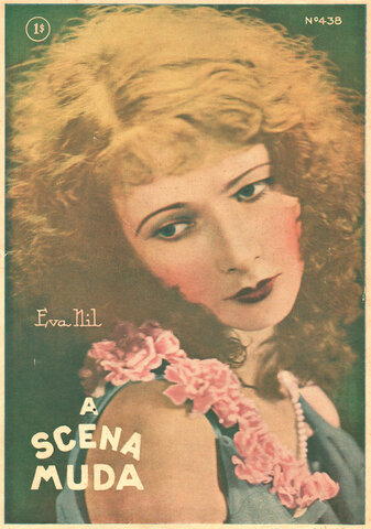 Eva Nil na capa de A Scena Muda