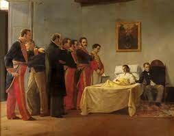La muerte de simon bolivar