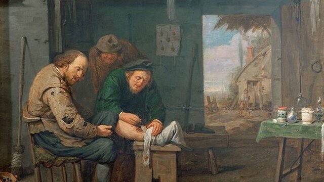 Los barberos laicos o cirujanos peluqueros realizaban servicios de higiene rutinarios, que incluían afeitado y extracción de dientes.