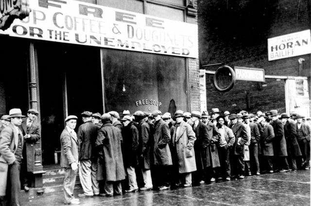 Crisis económica y Gran Depresión en Estados Unidos