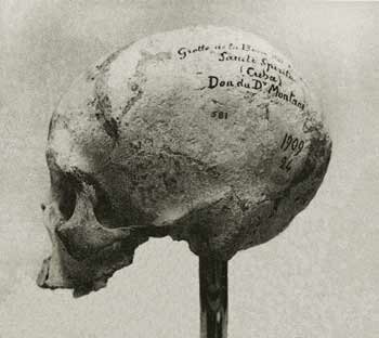 Se presenta cráneo primitivo en la Sociedad Antropológica de París