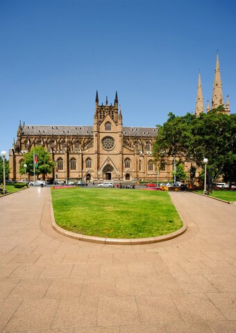 The First church was built