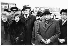 Gorbachev visits Lithuania