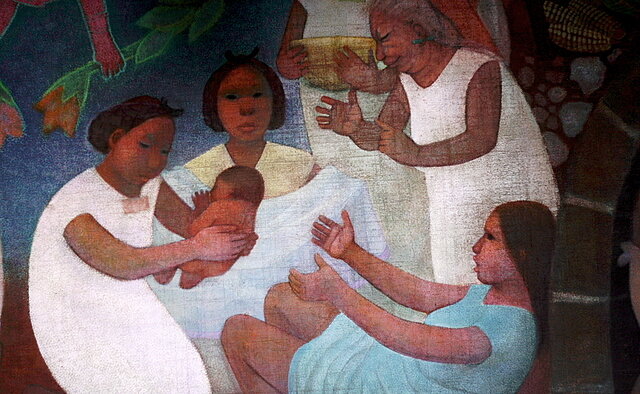 La partera en la Época Colonial