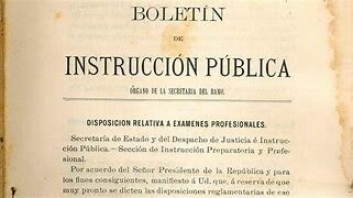 Boletín de Instrucción  6 Pública