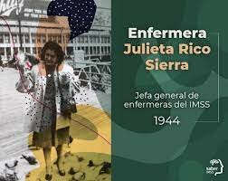 Julieta Rico Sierra en el IMSS