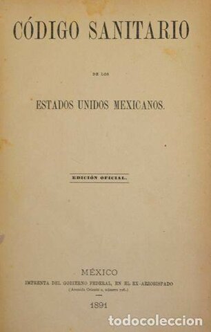 Primer Código Sanitario de México