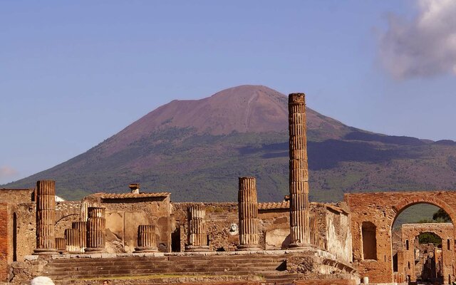 Eruption du Vésuve. Pompéi et Herculanum
