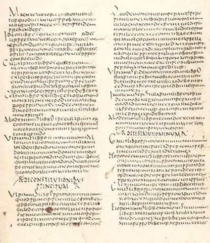 Justinian's Code of Law