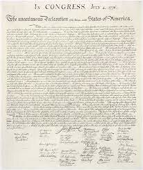 . Declaration of Independence