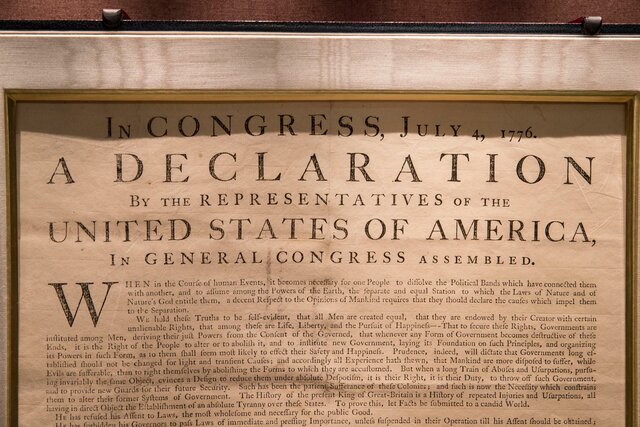 Adoption of Declaration of Independence
