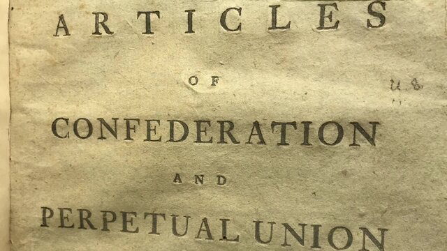 Articles of Confederation are approved