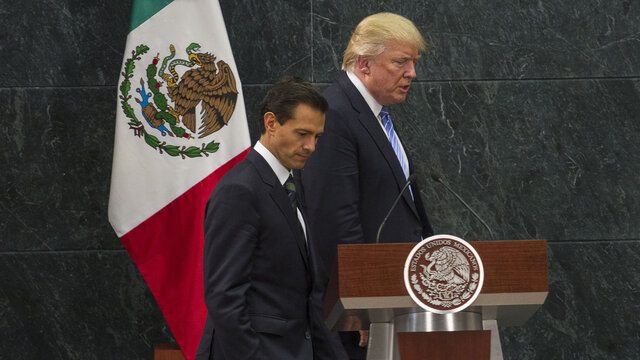 El día que Donald Trump vino a México