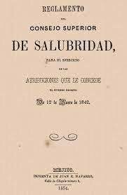 Creación del Consejo Superior de Salubridad