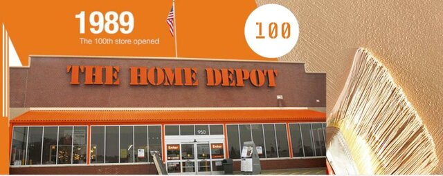 Home Depot opened their 100th Stores