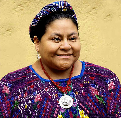 Premio Nobel de la Paz de Rigoberta Menchú Tum