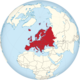 Europe on the globe (red).svg