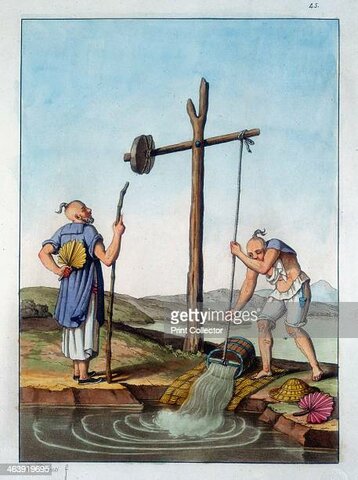 Foi inventado o Shaduf, o aparelho de irrigação