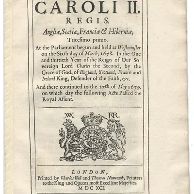 INGLATERRA: acta habeas corpus