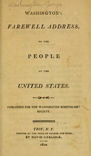 Washington's Farwell Address