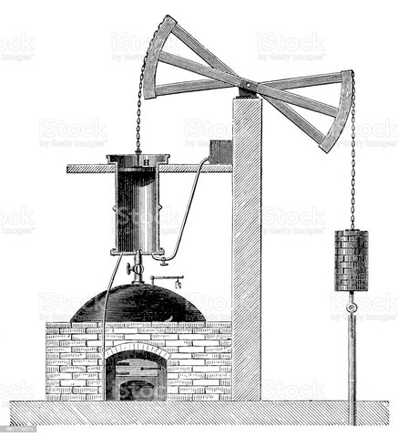 Thomas Newcomen desenvolve o motor a vapor