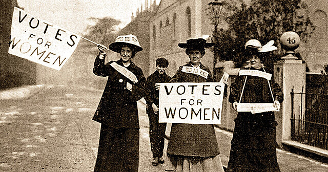Se aprueba voto femenino en Inglaterra (solo para mayores de 30 años)