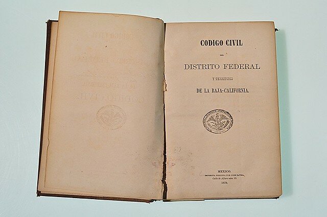 Código civil para el Distrito Federal y el Territorio de la Baja California