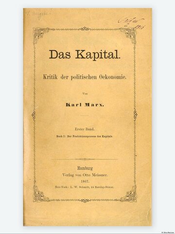 Karl Marx publica su libro "el capital".