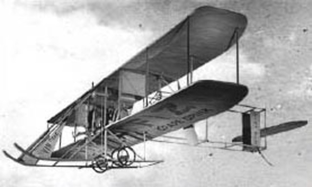 Het eerste motorvliegtuig