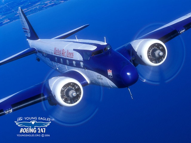 Het eerste lijnvliegtuig