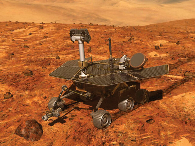 Opportunity and Spirit Mars Rovers land on Mars