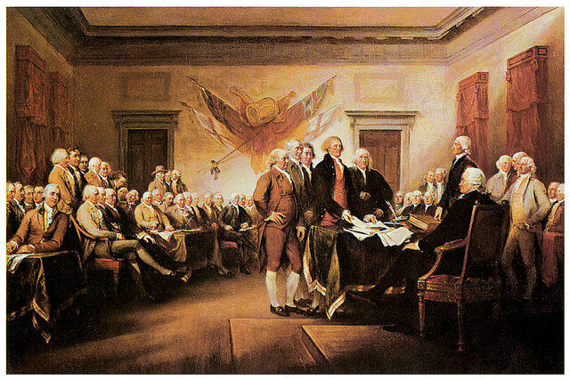 Adoption of the Declaration of Independence