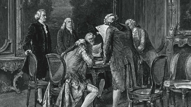 Signing of the Treaty of Paris