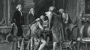 Signing of the treaty of paris