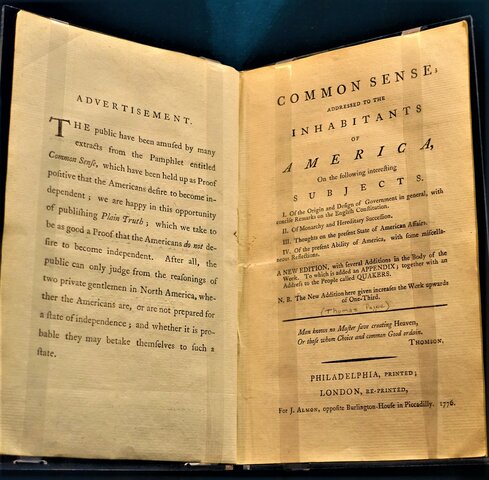 Thomas Paine's Common Sense published