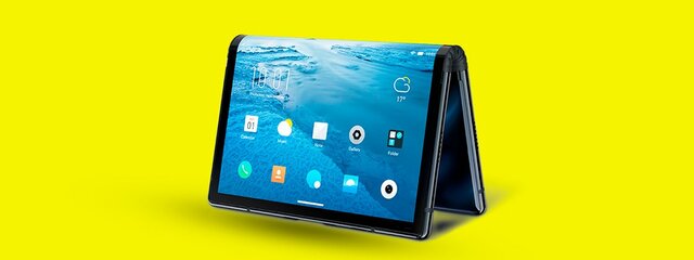 Flexpai, da Royole: o celular foi o primeiro smartphone com tela dobrável do mundo.