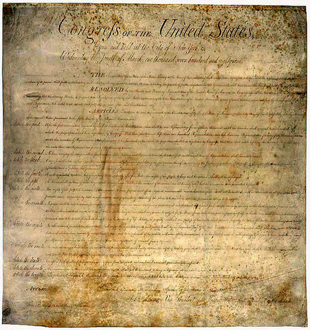 Bill of Rights adopted