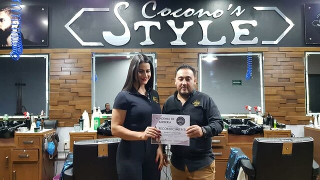 Mi graduación de Barbería